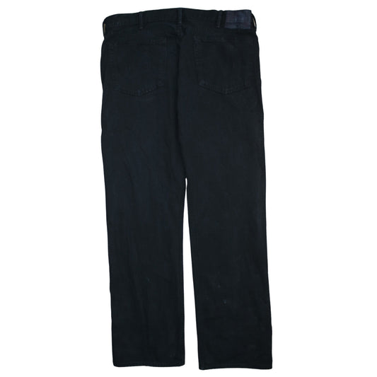 Ralph Lauren Men’s Black Straight Jeans 38x32 Hudson Wash Classic Fit
