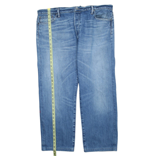 Levi's Men's Blue 42x34 Straight Fit Denim Jeans
