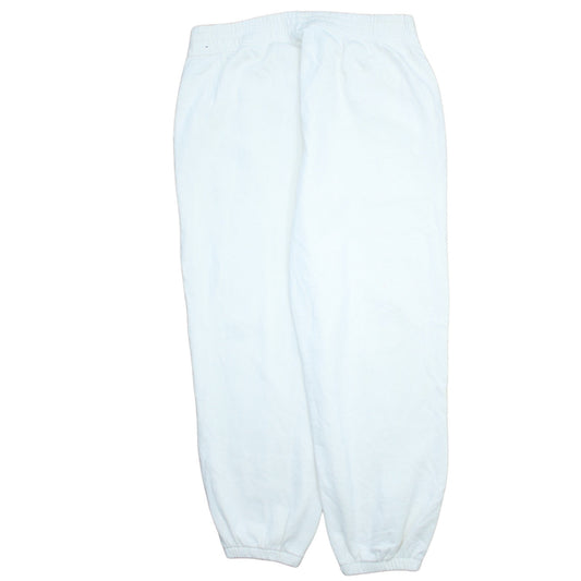 Nike Women's White XL Fleece Jogger Sweatpants Activewear Trousers