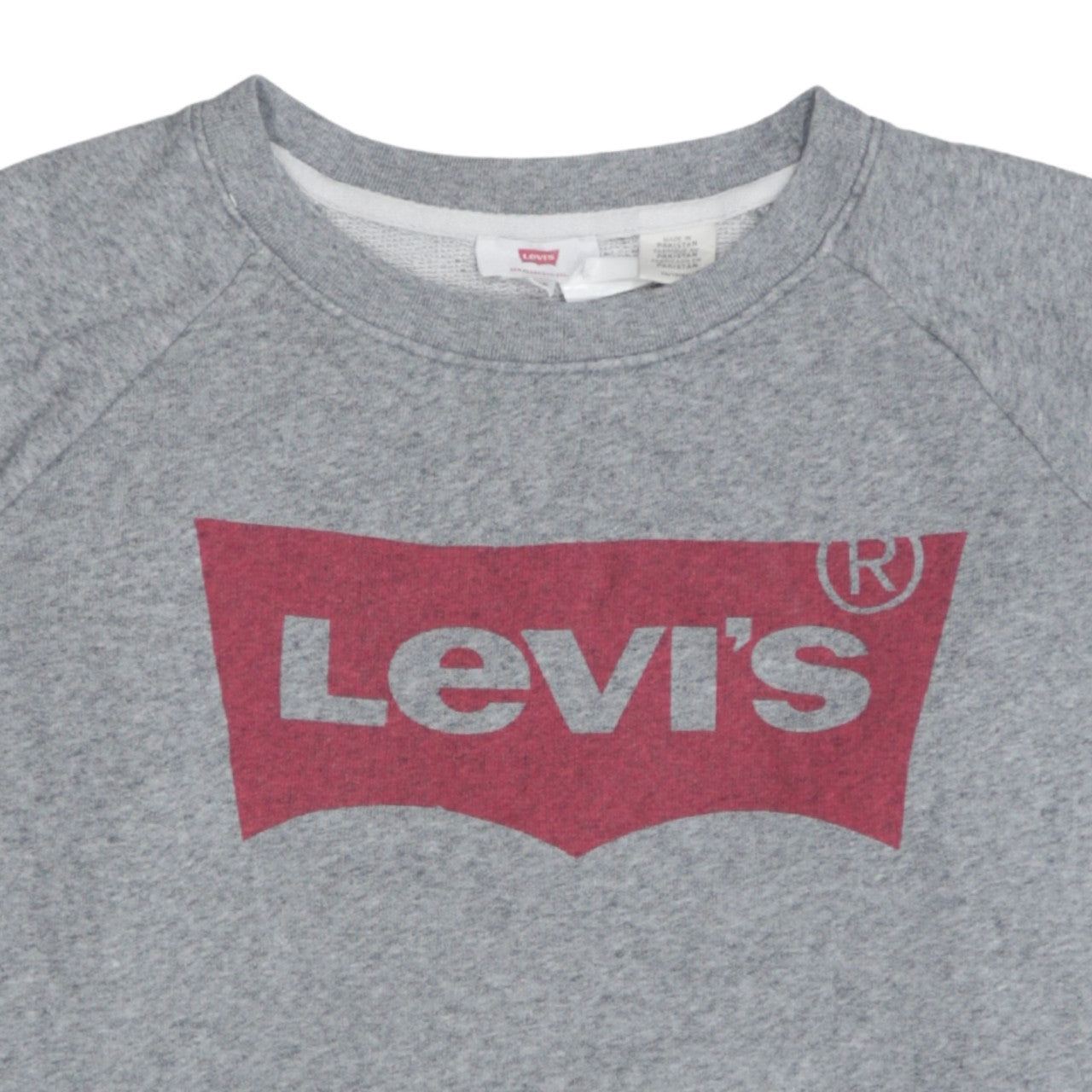 Mens UK Size XS Levi's Grey Pullover Sweatshirt