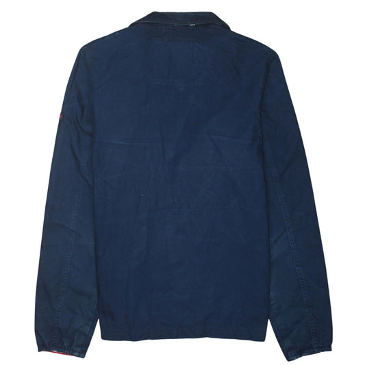 Tommy Hilfiger Men’s Blue Medium Bomber Jacket Full Zip Cotton
