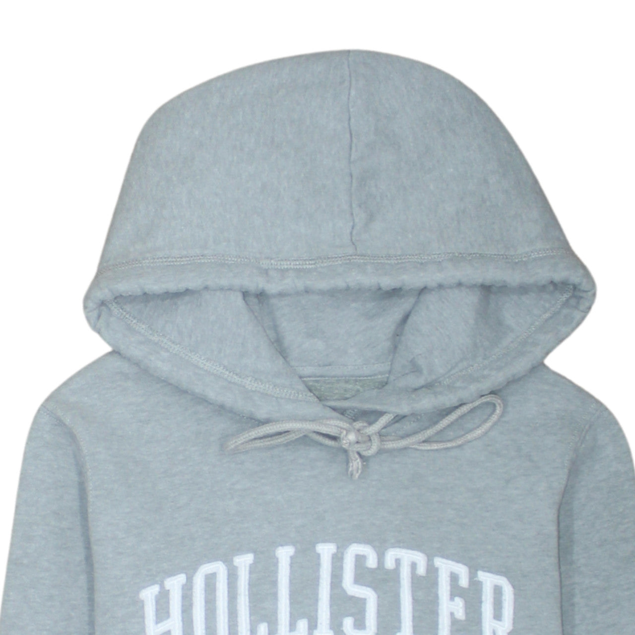 Additional view of Hollister unisex grey xs pullover hoodie with logo print