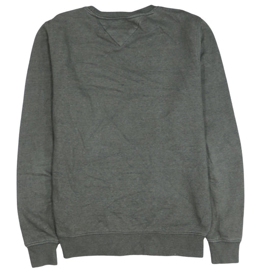 Tommy Hilfiger Denim Men's Grey Small Crew Neck Sweatshirt