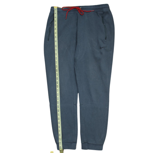 Nike Men's Blue Jogger Sweatpants M Regular Fit Zip Pockets