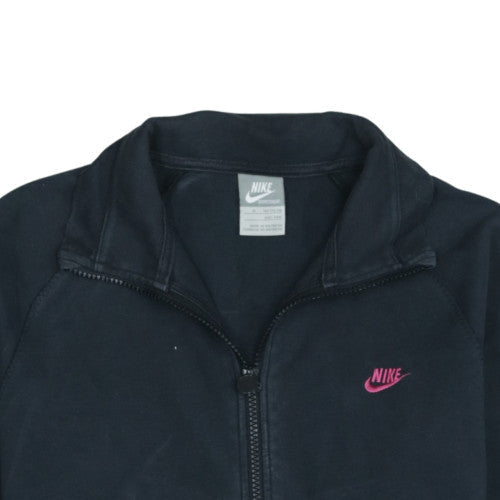 Additional view of Nike boys’ black track jacket xl 13-15 years full zip fleece sportswear