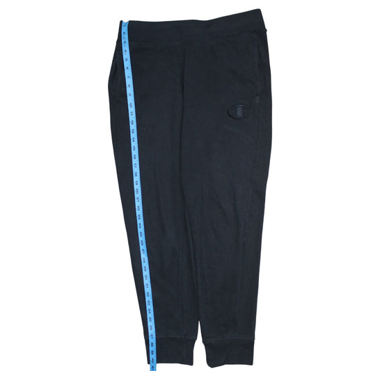 Champion Men's Black Jogger Sweatpants M Fleece Regular Fit