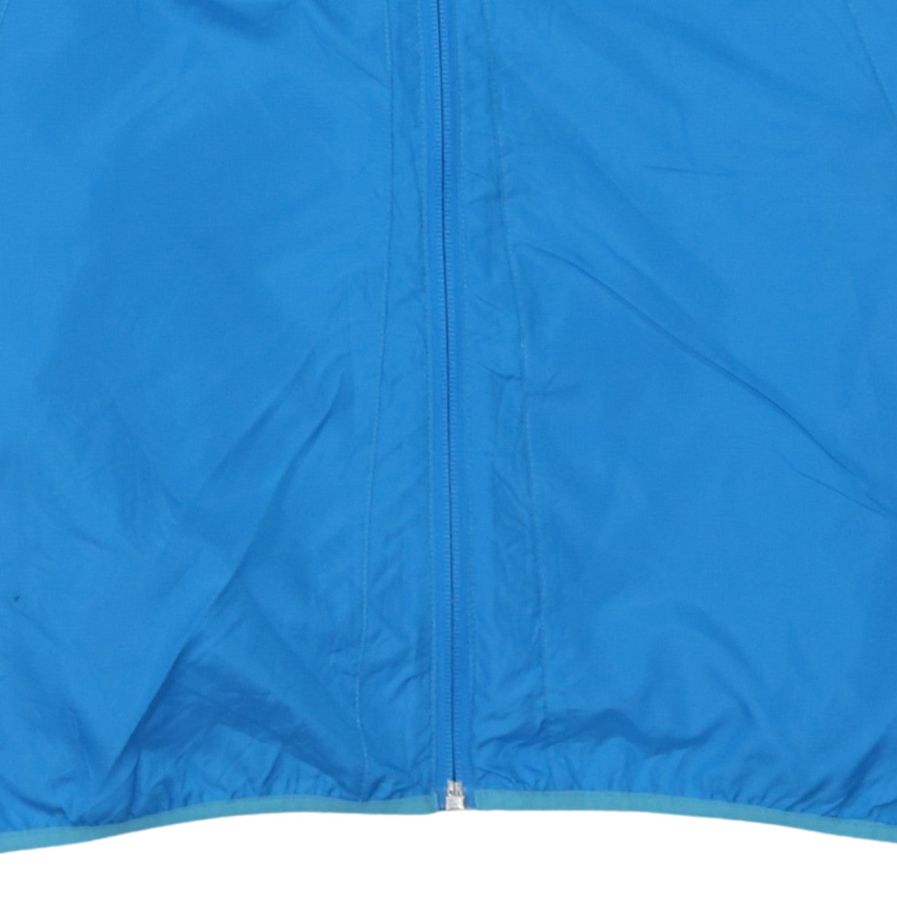 Adidas Women Blue XL Windbreaker Running Jacket ClimaProof Zip Lightweight