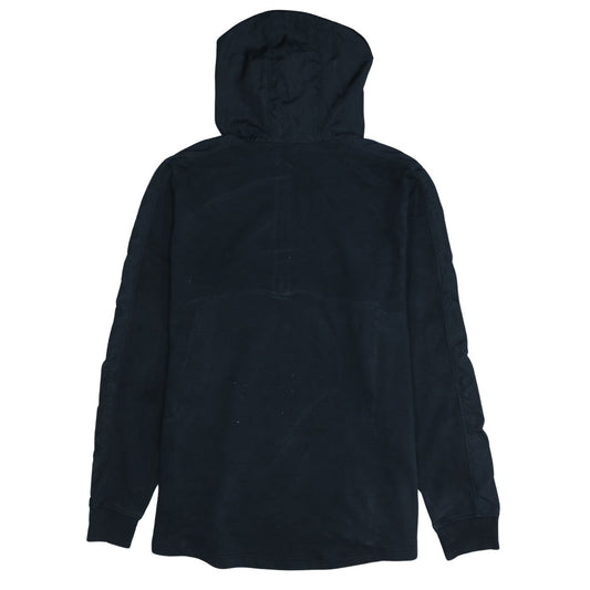 Under Armour Men's Black XL Hooded 1/2 Zip Windbreaker Jacket