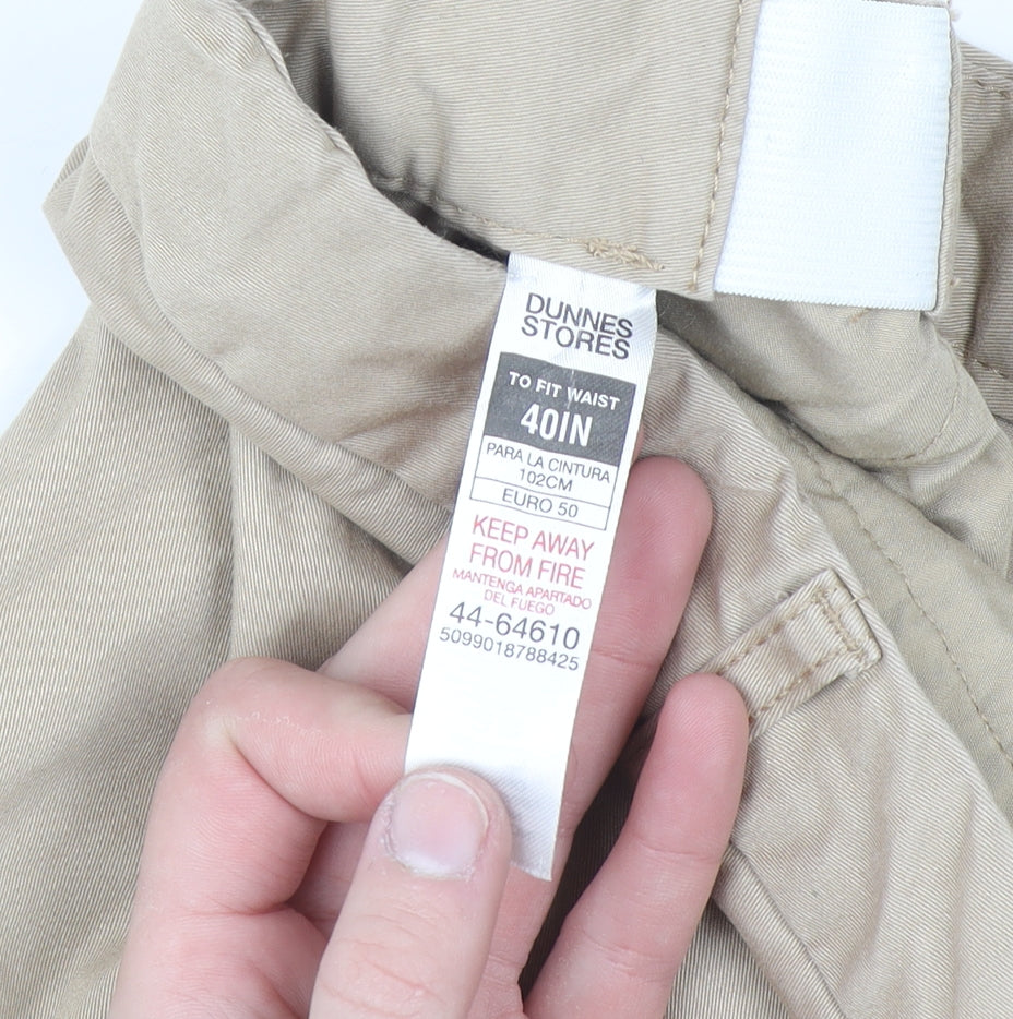 Dunnes Stores Men's Beige Chino Shorts Size XL 40in Waist