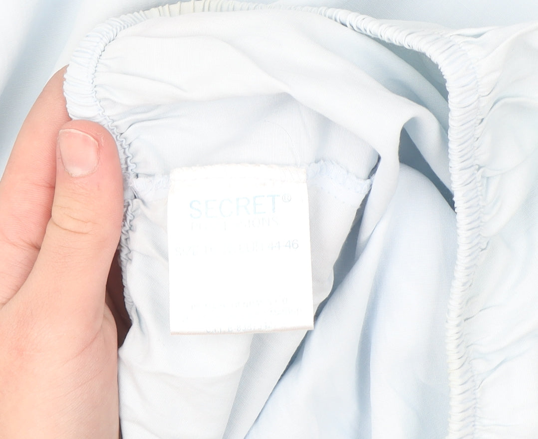 Secret Possessions Womens Blue Cotton Pyjama Pants Size 14