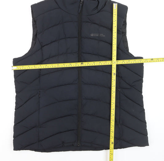 Mountain Warehouse Men's Black XL Puffer Waistcoat Water Resistant