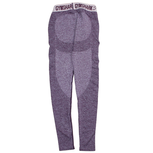 Gymshark Womens Purple Marl Dry Moisture Wicking Leggings Size M