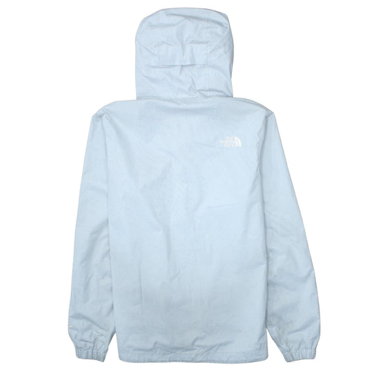 The North Face Men's Blue Small Hooded Waterproof Windbreaker Jacket