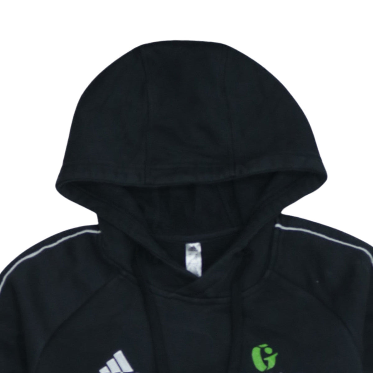 Additional view of adidas men’s black pullover hoodie small sports fleece sweatshirt