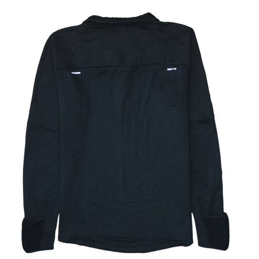 Nike Men's Black Therma-Fit Running 1/4 Zip Long Sleeve Top M