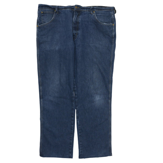Wrangler Men's Blue 34x32 Carpenter Straight Leg Denim Jeans
