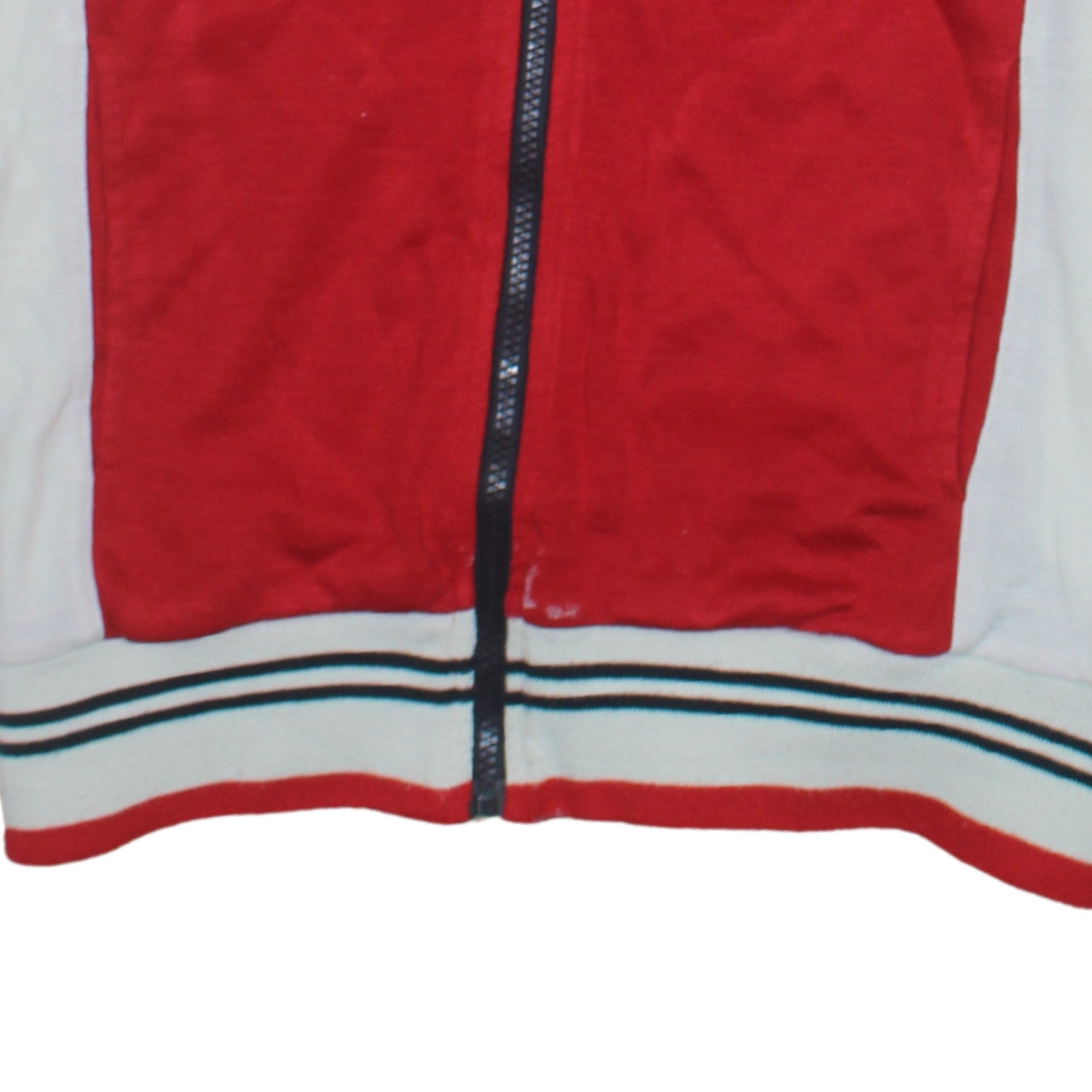 Fila White Line Men's Red Full Zip Sweatshirt Jacket M Retro Sportswear