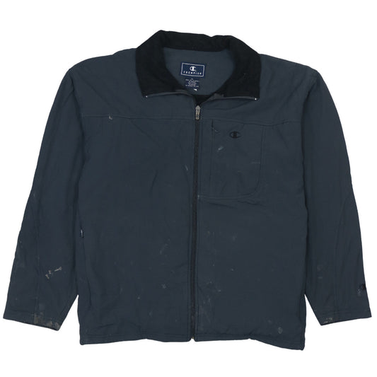 Champion Mens Black XL Full Zip Sports Jacket