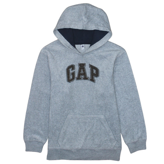 Additional front view of Gap Kids Grey Pullover Hoodie Teens XXL Cotton Blend
