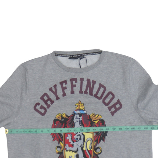 Primark Women’s Grey Gryffindor Sweatshirt L Harry Potter Crew Neck