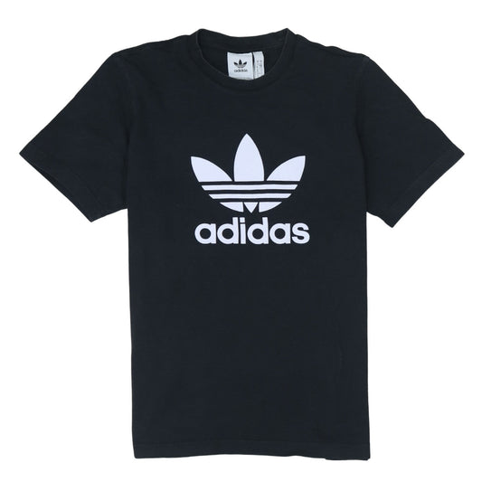 Additional front view of Adidas women’s black t-shirt small short sleeve crew neck sports top