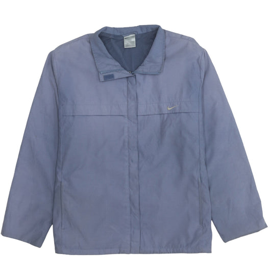 Nike Women's Blue L Full Zip Lined Sports Jacket
