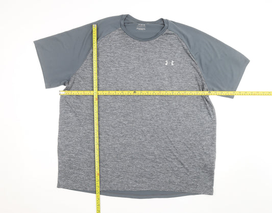 Under Armour Men’s Grey 2XL Tech Tee T-Shirt Short Sleeve Activewear