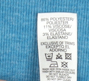 Additional view of Dunnes Women’s Blue Mock Neck Long Sleeve jumper XL