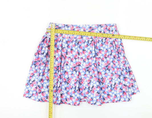 Nobody's Child Women's Multicoloured Floral A-Line Skirt Size 8