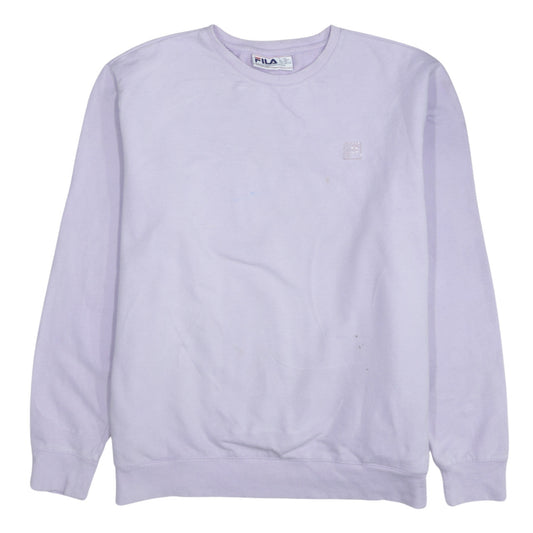 Additional front view of Fila Women’s Lilac Crew Neck Long Sleeve Sweatshirt XL