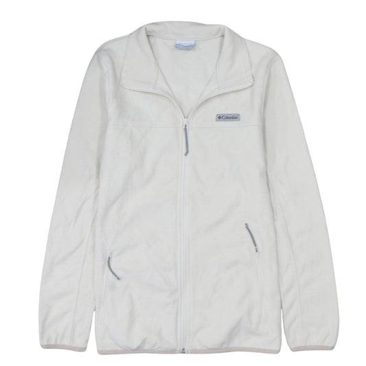 Columbia Men's Ivory Fleece Full Zip Jacket Size L Outdoor Activewear