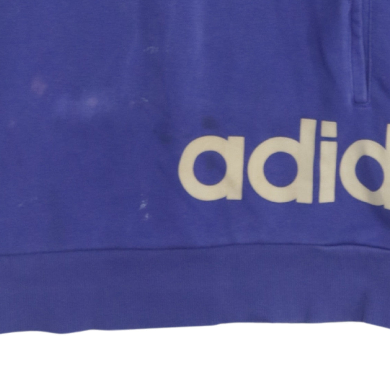 Additional view of adidas girls’ purple hooded pullover sweatshirt 13-14 years logo sportswear
