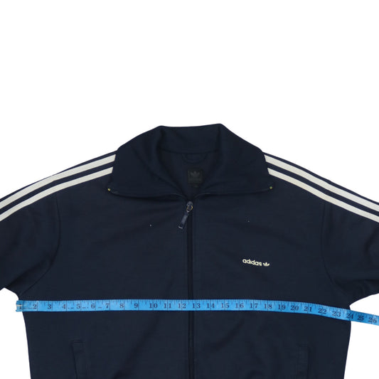 Adidas Men's Blue XL Track Jacket Full Zip Retro Sportswear