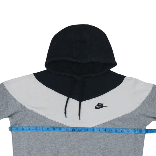 Nike Men's Grey Pullover Hoodie M Sports Fleece Sweatshirt