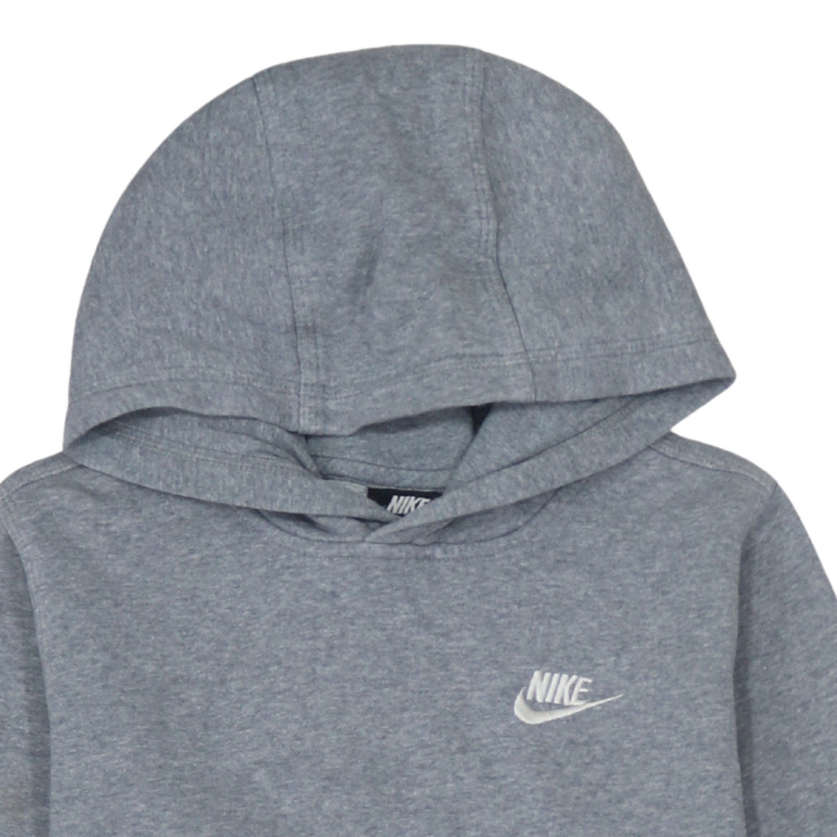 Additional view of Nike boys’ grey pullover hoodie l 147-158cm cotton blend fleece sweatshirt