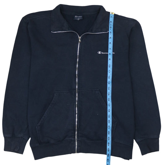 Champion Men's Black XL Full Zip Track Jacket Fleece