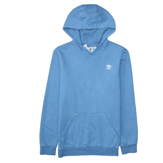 Additional front view of Adidas boys’ blue pullover hoodie xl 15-16 years hooded fleece sweatshirt
