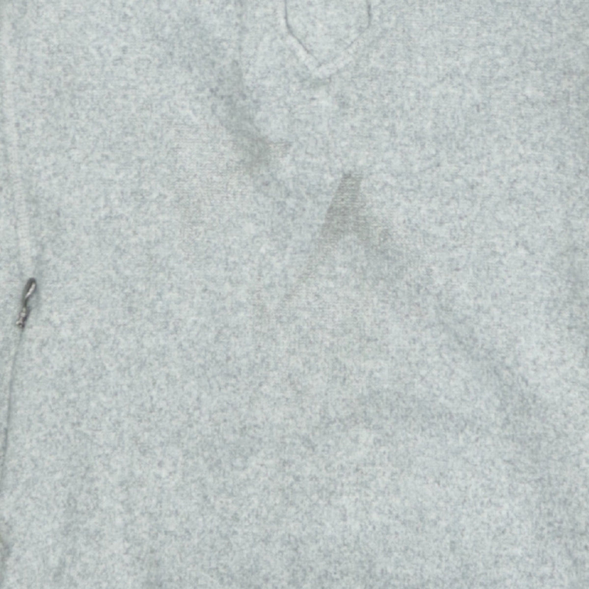 The North Face Womens Grey Button Pullover Hoodie M Fleece Lined
