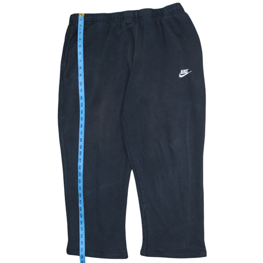 Nike Men's Black Fleece Sweatpants XL Elastic Waist Joggers
