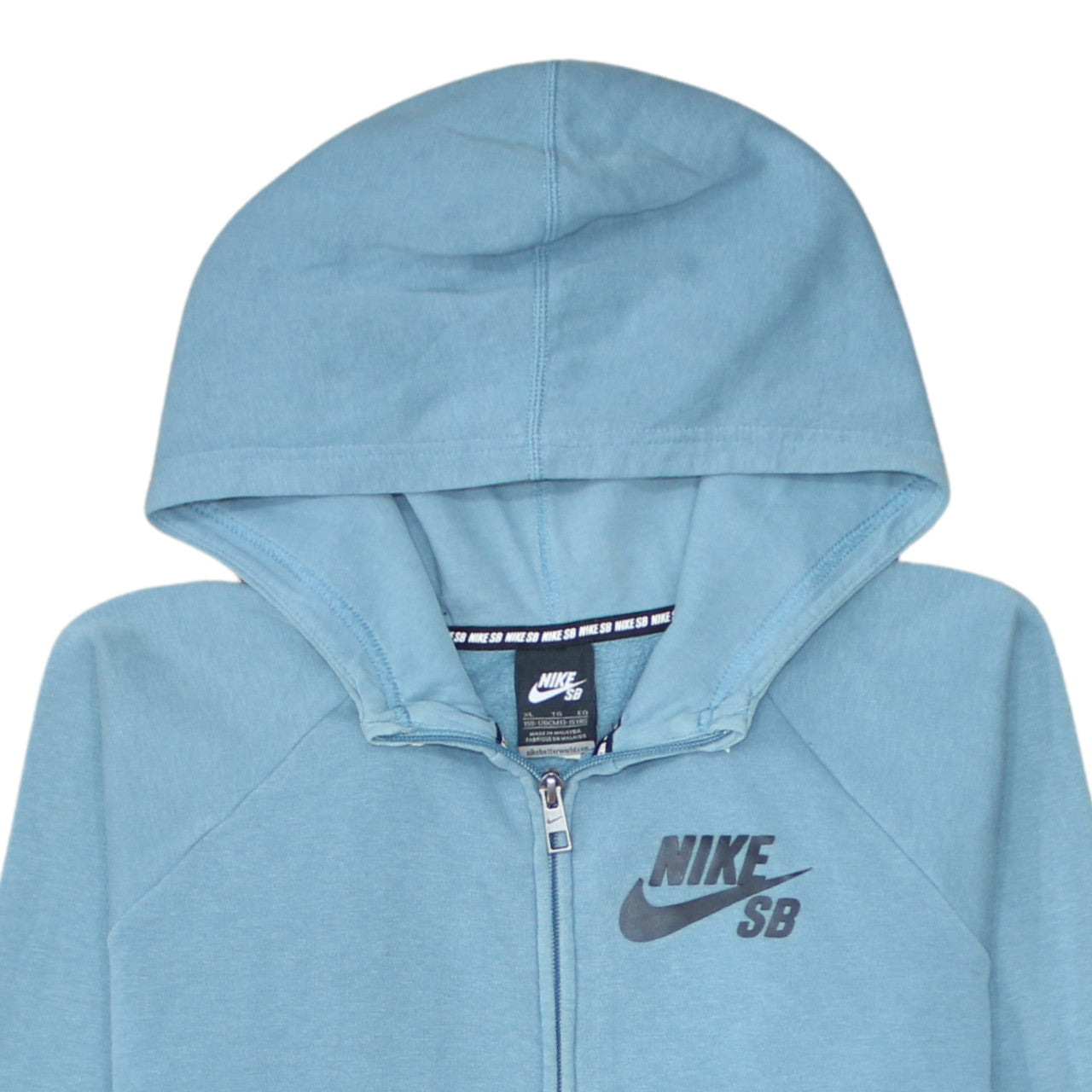 Nike SB Boys Blue Full Zip Fleece Hoodie 13-15 Years