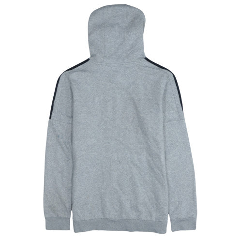 Adidas Boys Grey Pullover Hoodie 15-16 Years Fleece Logo Sportswear