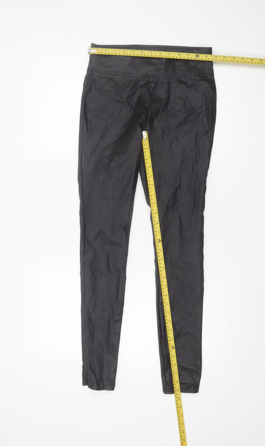 New Look Women's Black Size 10 Slim Fit Stretch Leggings