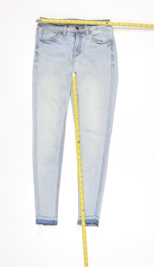 Denim Co Women's Light Blue Skinny Jeans Size 8 Mid Rise Stretch