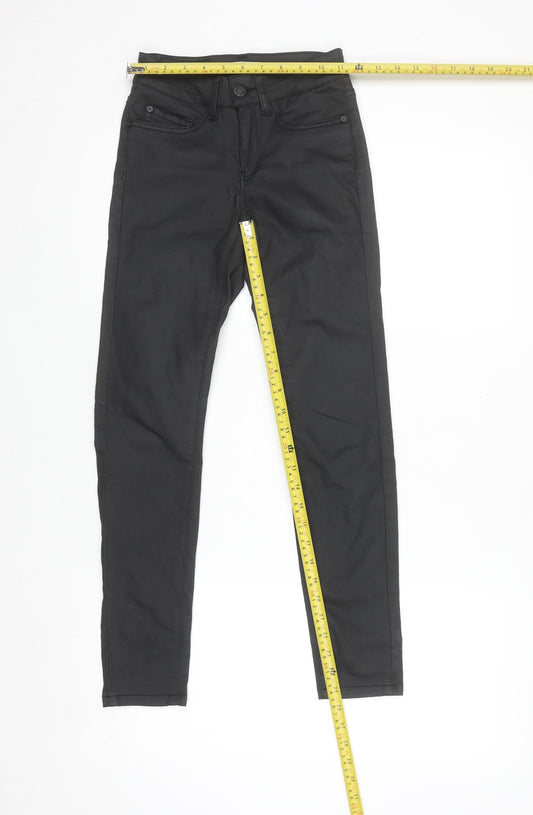Noisy May Womens Black Skinny Jeans XXS L30 Stretch Denim