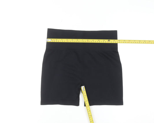 Primark Women’s Black Biker Activewear Shorts Medium Stretch Workout