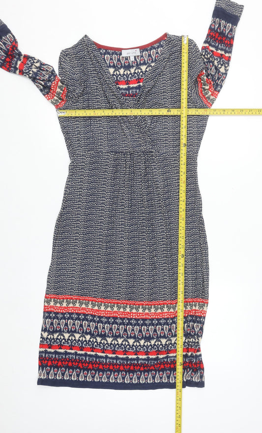 Marks and Spencer Per Una Women's Multicoloured Size 12 Wrap Dress