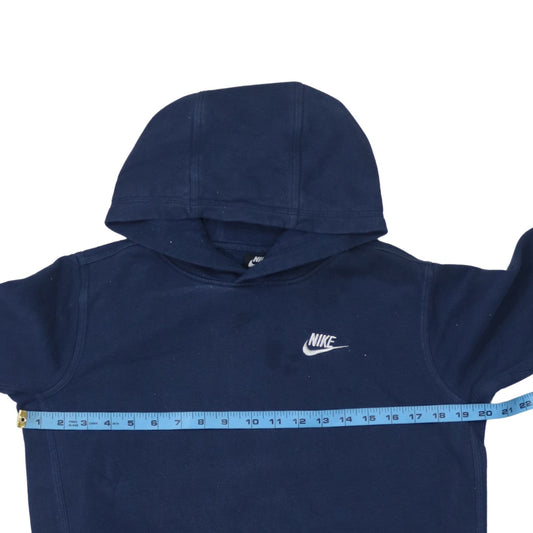 Nike Boys Navy Pullover Hoodie XL (158-170cm) Fleece Sweatshirt