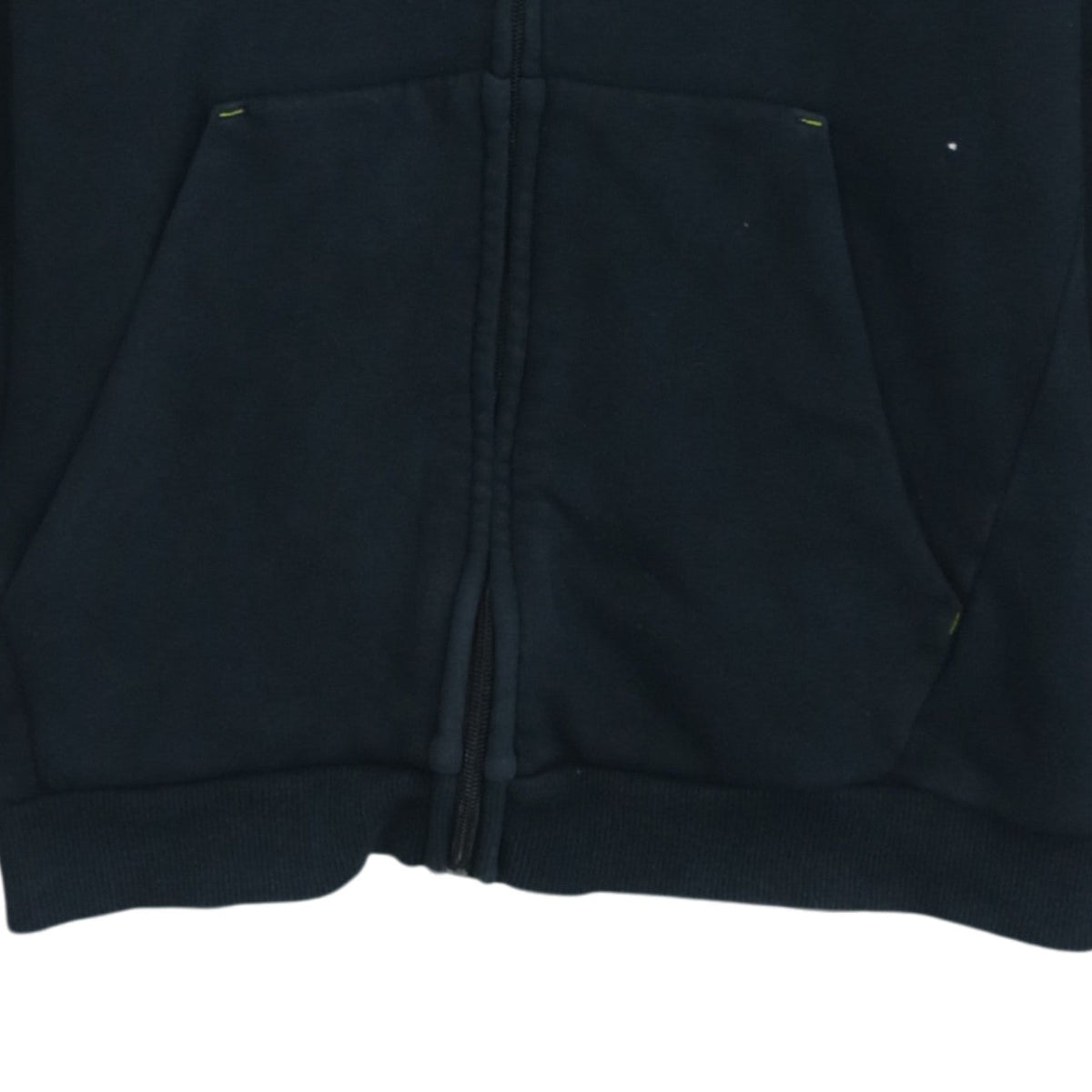 Additional view of Puma boys’ black full zip hoodie 15-16 years graphic print fleece