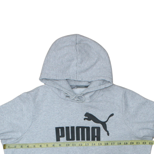 Puma Women’s Grey Pullover Hoodie Size XXL Relaxed Fit Casual