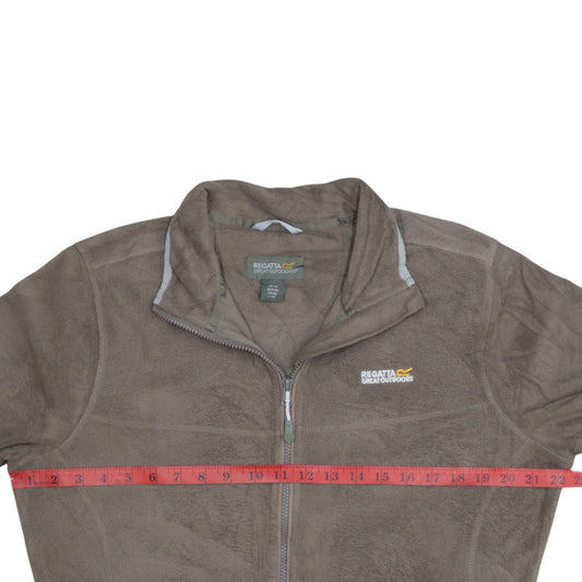 Regatta Women’s Brown Fleece Full Zip Outdoor Jacket Size 14